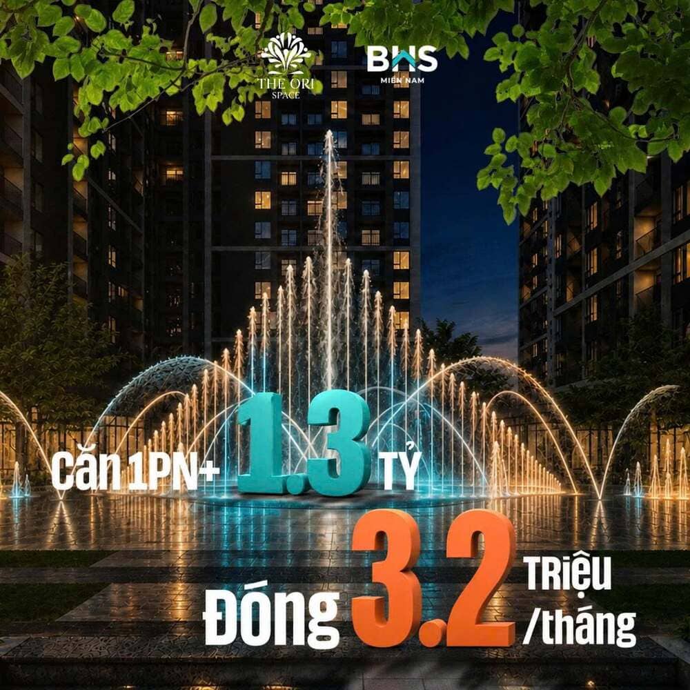 Giá bán căn hộ 1PN+ The Ori Space