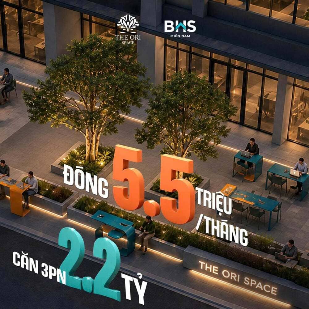 Giá bán căn hộ 3 phòng ngủ The Ori Space